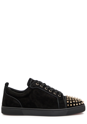 Christian Louboutin Louis Junior Spikes Suede Sneakers - Black - 44 (IT44 / UK10)