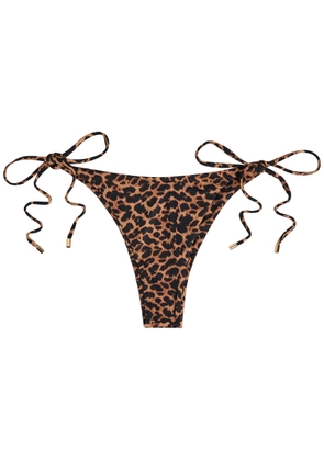 Away That Day Catania Leopard-print Bikini Briefs - L (UK14 / L)