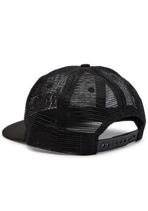 Rhude Logo-embroidered Mesh cap - Black And White - One Size