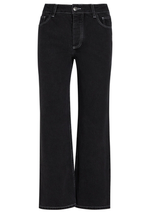 Liberowe Alec Cropped Straight-leg Jeans - Black - M (UK12 / M)