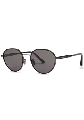 Tom Ford Round-frame Sunglasses - Black - One Size