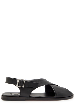 Grenson Micah Leather Sandals - Black - 12 (IT46 / UK12)