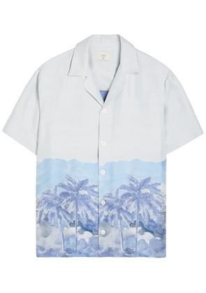 Che Cezane Jacquard Satin and Silk-blend Shirt - White - XL