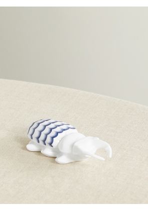 GINORI 1735 - Cicada Jaspé Porcelain Table Ornament - White - One size