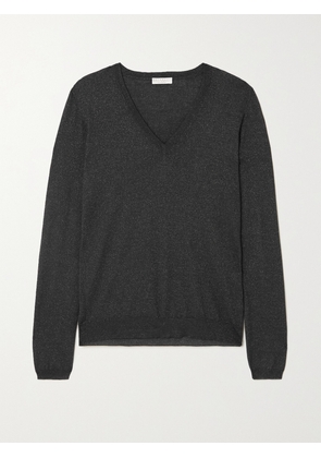 Brunello Cucinelli - Metallic Cashmere-blend Sweater - Black - xx small,x small,small,medium,large,x large,xx large