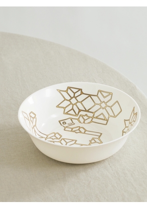 NIMEROLOGY - Here Comes The Sun 26mm Gold-plated Bone China Bowl - One size