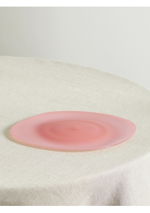 HELLE MARDAHL - Bon Bon Glass Plate - Pink - One size