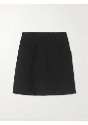 Chloé - Paneled Wool-felt Mini Skirt - Black - FR 34,FR 36,FR 38,FR 40,FR 42,FR 44,FR 46