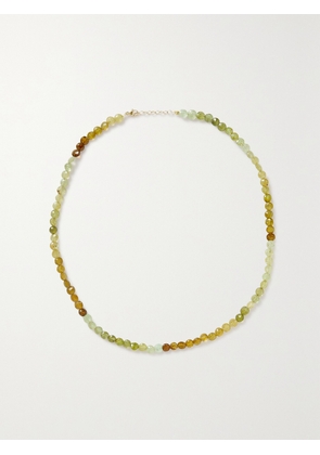 JIA JIA - Gold Garnet Necklace - Green - One size
