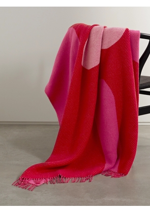 RAAWII - + Olimpia Zagnoli Teenagers From Mars Wool And Cashmere-blend Blanket - Red - One size