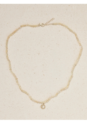 Andrea Fohrman - 14-karat Gold, Opal And Diamond Necklace - One size