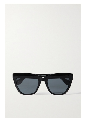 LE SPECS - Enthusiplastic Oversized Cat-eye Recycled-acetate Sunglasses - Black - One size