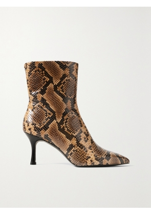 RAG & BONE - Brea Snake-effect Leather Ankle Boots - Animal print - IT35,IT36,IT37,IT37.5,IT38,IT38.5,IT39,IT39.5,IT40,IT41