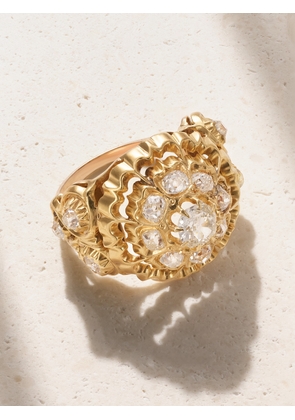 FRED LEIGHTON - Gold Diamond Ring - 7