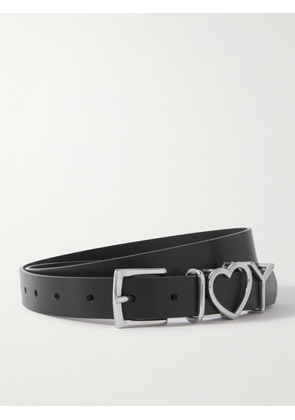 Y/PROJECT - Embellished Leather Belt - Black - One size