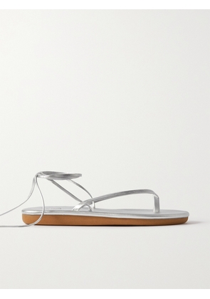 Ancient Greek Sandals - Sahara Leather Sandals - Silver - IT35,IT36,IT37,IT38,IT39,IT40,IT41,IT42