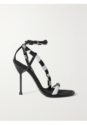 PUCCI - Patent-leather Trimmed Printed Shell Sandals - Black - IT36,IT37,IT38,IT39,IT40,IT41