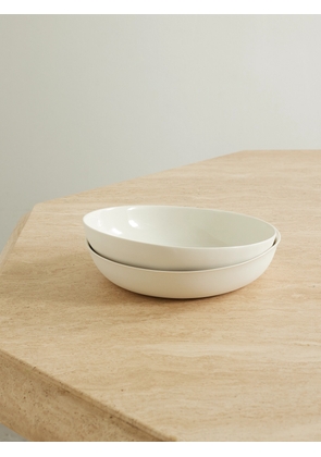 Mud Australia - + Net Sustain Pebble Medium Set Of Two Porcelain Bowls - Off-white - One size