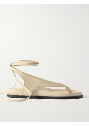 A Emery - Shel Leather Sandals - Cream - IT35,IT36,IT37,IT38,IT39,IT40,IT41,IT42