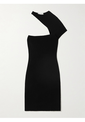 Isabel Marant - Orka Asymmetric Cutout Stretch-knit Mini Dress - Black - FR 34,FR 36,FR 38,FR 40,FR 42