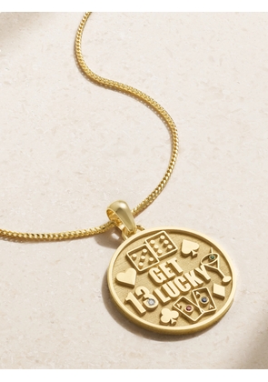 ESTABLISHED - Get Lucky 18-karat Gold Multi-stone Necklace - One size