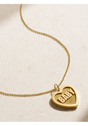ESTABLISHED - Baby Heart 14-karat Gold Necklace - One size