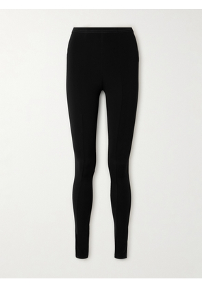 CARVEN - Stretch-jersey Leggings - Black - FR 34,FR 36,FR 38,FR 40,FR 42