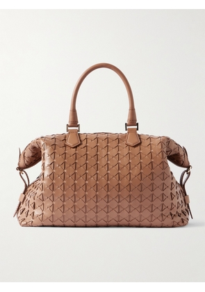 Serapian - Ani Woven Leather Tote - Brown - One size