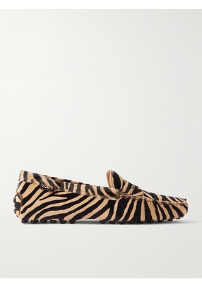 Tod's - Gommino Zebra-print Calf Hair Loafers - Animal print - IT35.5,IT36,IT36.5,IT37,IT37.5,IT38,IT38.5,IT39,IT39.5,IT40,IT40.5,IT41,IT41.5,IT42