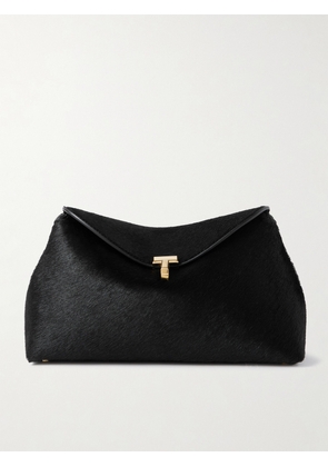 TOTEME - T-lock Pony Hair Clutch - Black - One size