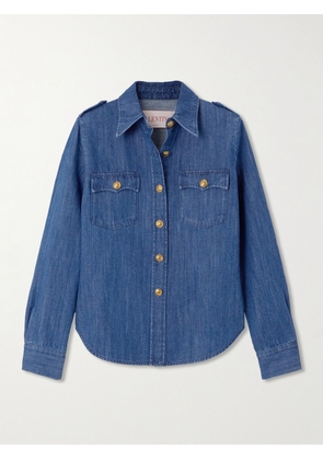 Valentino Garavani - Denim Shirt - Blue - IT36,IT38,IT40,IT42,IT44,IT46,IT48,IT50