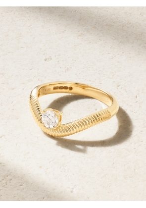 STONE AND STRAND - Tina 14-karat Gold Diamond Ring - 6,6 1/2,7