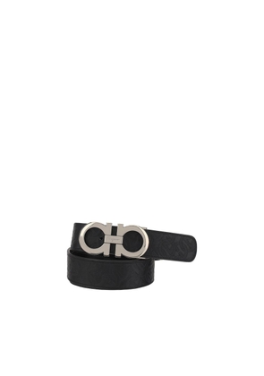 Ferragamo Black Calf Leather Bos Taurus Belt - 100 cm / 40 Inches