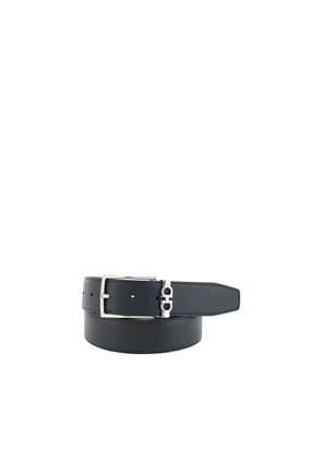 Ferragamo Black Calf Leather Bos Taurus Regular Belt - 100 cm / 40 Inches