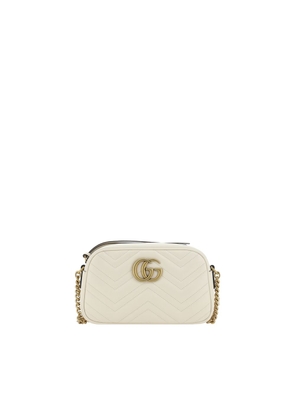 Gucci White Calf Leather Bos Taurus Shoulder Bag