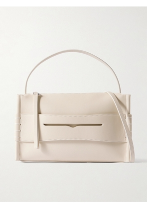 JW Anderson - Loafer Embroidered Leather Shoulder Bag - Off-white - One size