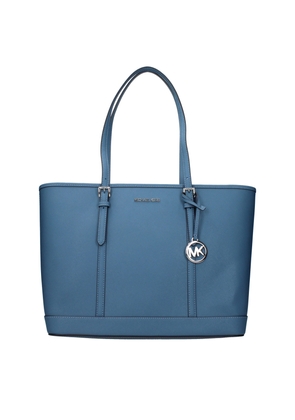 Michael Kors Blue Leather Shoulder Bag