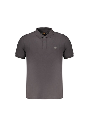 Timberland Black Cotton Men's Polo Shirt - S