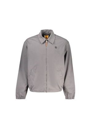 Timberland Grigio Cotton Men's Jacket - S