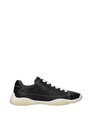 Prada Black Leather Sneakers - EU36/US6