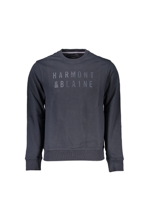 Harmont & Blaine Blue Cotton Men's Sweatshirt - L