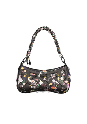Desigual Nero Poliuretano Women Handbag