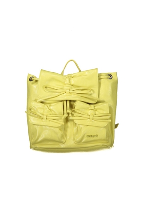 Desigual Giallo Polyurethane Women Backpack
