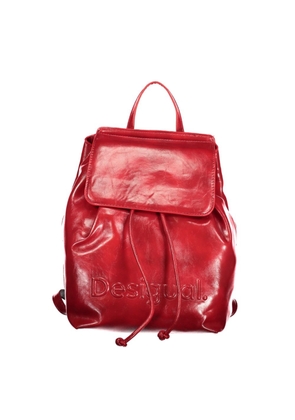 Desigual Red Polyurethane Women Backpack