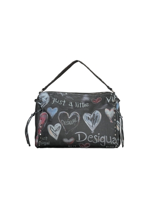 Desigual Black Cotton Handbag