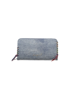 Desigual Blue Cotton Wallet
