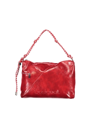 Desigual Red Polyethylene Handbag