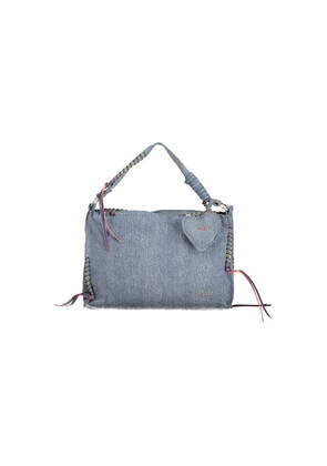 Desigual Blue Cotton Handbag
