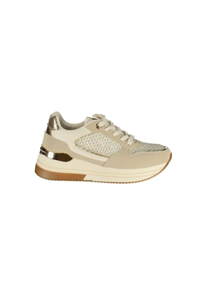Laura Biagiotti Beige Polyester Athletic Sneakers - EU36/US6