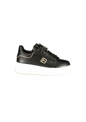 Laura Biagiotti Black Polyester Chunky Sneakers - EU36/US6